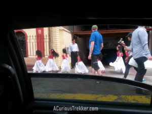 Little girls in white and red along Lima street. Have I mentioned that Mother's Day is a REALLY big deal in Lima? And maybe all of Peru. 